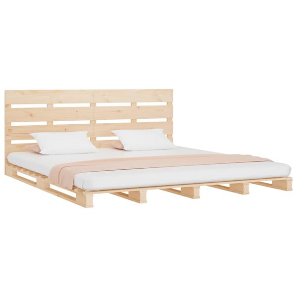 vidaXL Cadre de lit sans matelas 140x200 cm bois massif de pin