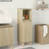 vidaXL Armoire salle de bain ch&ecirc;ne sonoma 30x30x100 cm