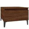 vidaXL Tables d'appoint 2 pcs Ch&ecirc;ne marron 50x46x35 cm Bois ing&eacute;nierie