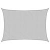 vidaXL Voile d'ombrage gris clair 7x5 m 100% polyester oxford