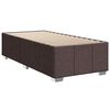 vidaXL Sommier &agrave; lattes de lit avec matelas Marron fonc&eacute; 90x200 cm