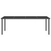 vidaXL Mobilier de salle &agrave; manger d'ext&eacute;rieur 11 pcs Acier