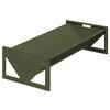 vidaXL Trough d'alimentation pour le b&eacute;tail Vert olive 10 kg