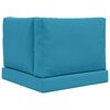 vidaXL Coussin de canap&eacute; d'ext&eacute;rieur 3 pcs Bleu royal Polyester