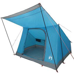 vidaXL Tente de camping avec toit Bleu 282 x 225 x 154 cm taffetas