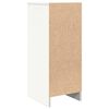 vidaXL Buffet blanc 29,5x34x76 cm bois d'ing&eacute;nierie