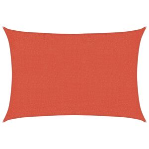 vidaXL Voile d'ombrage 160 g/m&sup2; Terre cuite 2x3 m PEHD
