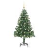 vidaXL Sapin de No&euml;l avec 150 LED avec support Vert 150 cm PVC