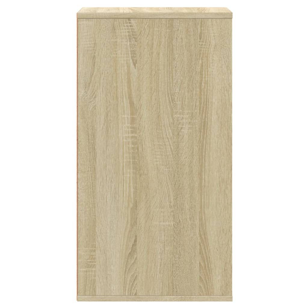 vidaXL Commode d'angle chêne sonoma 40x41x76 cm bois d'ingénierie