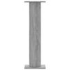 vidaXL Supports de haut-parleurs 2 pcs gris sonoma bois d'ing&eacute;nierie