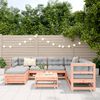 vidaXL Salon de jardin 8 pcs bois massif sapin de douglas