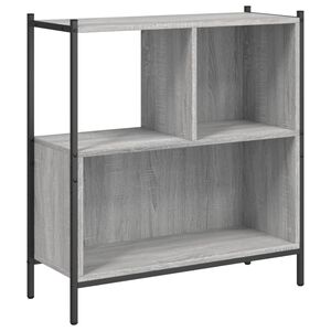 vidaXL Biblioth&egrave;que sonoma gris 72x28x77,5 cm bois d'ing&eacute;nierie