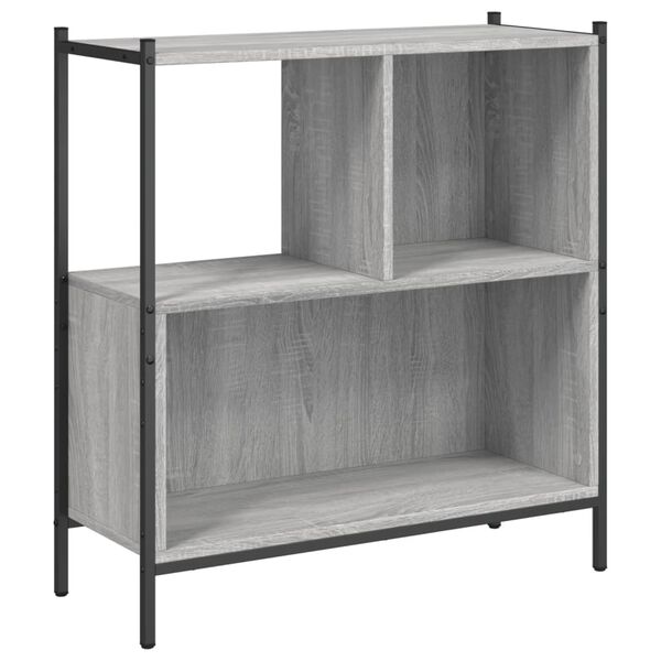 vidaXL Bibliothèque sonoma gris 72x28x77,5 cm bois d'ingénierie