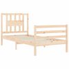 vidaXL Cadre de lit sans matelas 100x200 cm bois massif