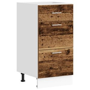 vidaXL Meuble bas "Lyon" Bois ancien 40 x 46 x 81,5 cm Bois d'ing&eacute;nierie