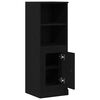 vidaXL Highboard Ch&ecirc;ne noir 36 x 35,5 x 103,5 cm Bois d'ing&eacute;nierie