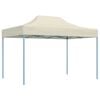 vidaXL Tente de r&eacute;ception pliable professionnelle 3x4 m Acier Cr&egrave;me