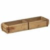 vidaXL Plateau avec stockage Marron 57 x 15 x 9 cm Bois Recycl&eacute; Solide