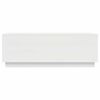 vidaXL Table basse Blanc 100x50x35 cm Bois massif de pin