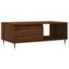 vidaXL Table basse Ch&ecirc;ne marron 90x50x36,5 cm Bois d'ing&eacute;nierie