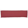 vidaXL Set de coussins de palette 2 pcs Bordeaux 150 x 40 x 8 cm