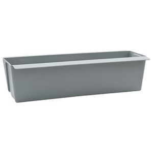 vidaXL Caisses &agrave; fleurs pour palettes Euro 24 pcs Gris clair