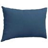 vidaXL Coussins de canap&eacute; 2 pcs Bleu 60 x 40 cm tissu