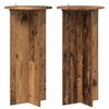 vidaXL Support de Plante 2 pcs Bois ancien 40 x 40 x 80 cm