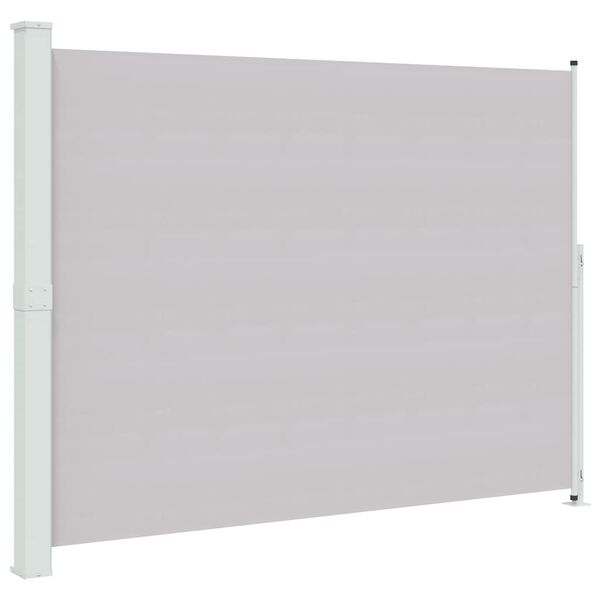 vidaXL Auvent lat&eacute;ral r&eacute;tractable de patio 220x300 cm Gris