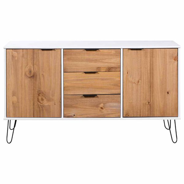 vidaXL Buffet New York 130,6 x 43 x 73,6 cm Bois massif en pin