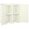 vidaXL Armoire plastique 79x43x85,5 cm design bois glace à la vanille