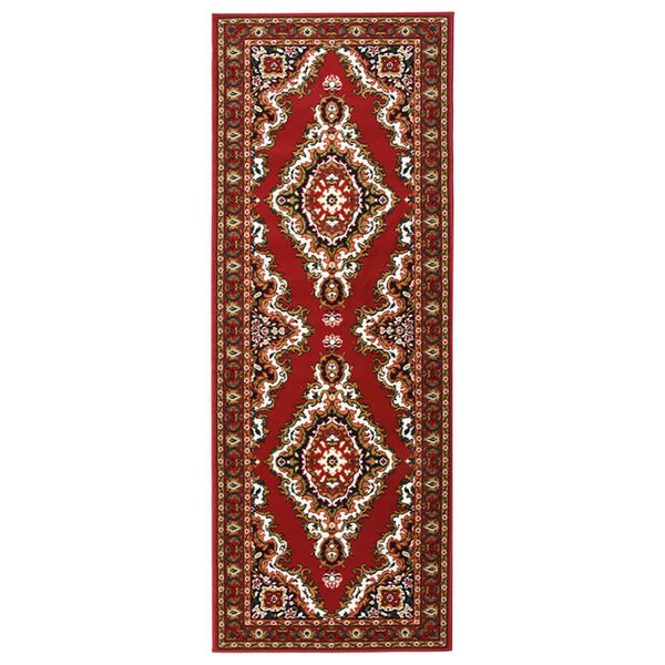 vidaXL Tapis BCF Rouge oriental 60x200 cm