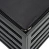 vidaXL Boîte de rangement de jardin Aluminium 150x100x100cm Anthracite