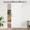 vidaXL Porte coulissante ORKDAL Blanc 93 x 232 cm Pin massif