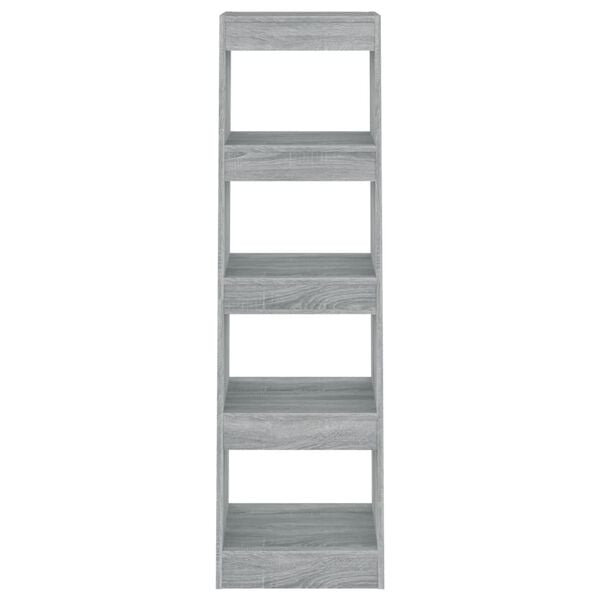 vidaXL Biblioth&egrave;que/S&eacute;parateur de pi&egrave;ce Sonoma gris 40x30x135 cm