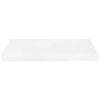 vidaXL &Eacute;tag&egrave;re murale flottante Blanc brillant 50x23x3,8 cm MDF