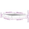 vidaXL Cadre de lit sans matelas ch&ecirc;ne fum&eacute; 120x200 cm