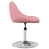 vidaXL Chaises pivotantes à manger lot de 6 Rose Velours