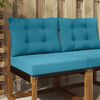 vidaXL Coussin de canap&eacute; d'ext&eacute;rieur 2 pcs Bleu royal Polyester