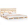 vidaXL Cadre de lit 120x190 cm Bois pin massif Petit Double