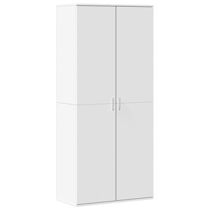 vidaXL Armoire &agrave; chaussures Blanc 80x39x178 cm Bois d'ing&eacute;nierie