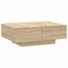 vidaXL Table basse ch&ecirc;ne sonoma 90x60x31 cm bois d'ing&eacute;nierie