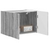 vidaXL Meuble TV mural Gris Sonoma 59,5 x 31 x 40 cm Bois d'ing&eacute;nierie
