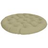vidaXL Coussin de chaise Papasan VIANEN 100 % polyester Vert clair