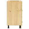 vidaXL Armoire avec tiroir SKI Brun Miel 60 x 46 x 81,5 cm Pin massif