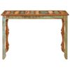 vidaXL Table à manger 110x52x76 cm bois massif de récupération