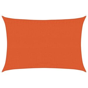 vidaXL Voile d'ombrage 160 g/m&sup2; Orange 3,5x4,5 m PEHD