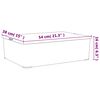 vidaXL Bo&icirc;tes de rangement en plastique 6 pcs 25 L empilables