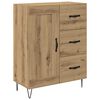 vidaXL Buffet Ch&ecirc;ne Artisanal 69,5 x 34 x 90 cm Bois d&rsquo;ing&eacute;nierie