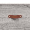 vidaXL Buffet haut Sonoma gris 69,5x34x180 cm Bois d'ing&eacute;nierie